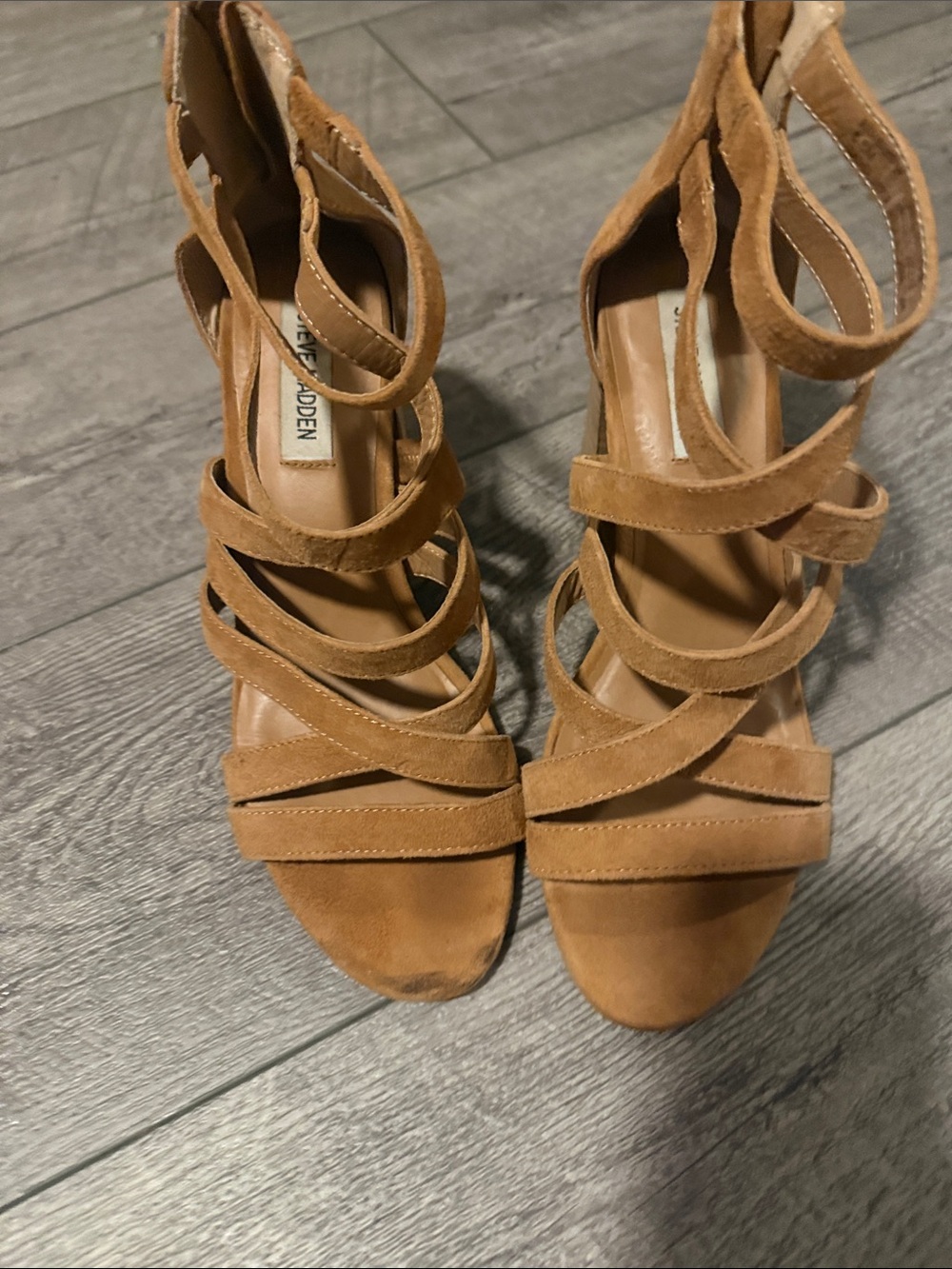 Steve Madden Strappy Heels 8.5